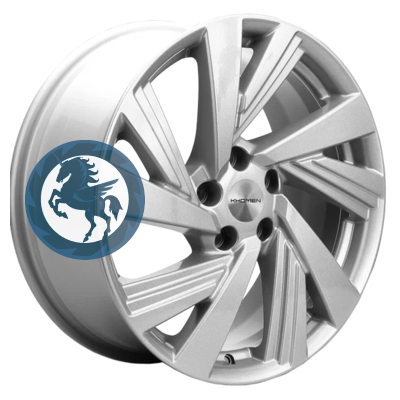 Фотография товара h0408206. Диск Khomen Wheels KHW1801 (NX/Rav4) 7,5х18 5/114,3 ET39 60,1 F-Silver