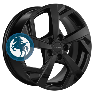 ���������� ������ h0408245. ���� Khomen Wheels KHW1712 (Kia K5) 7�17 5/114,3 ET48 67,1 Black