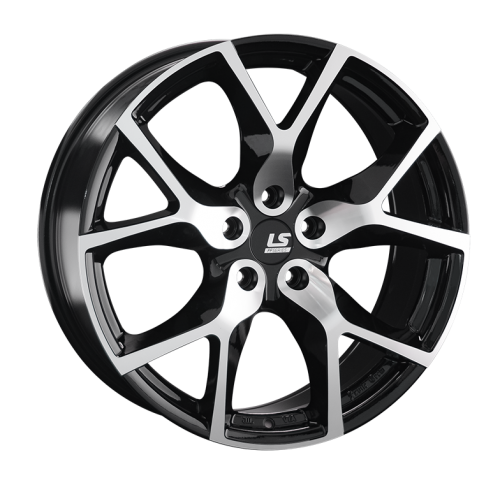 Фотография товара h0408259. Диск LS FlowForming LS RC12 8,5х20 5/112 ET35 66,6 BKF
