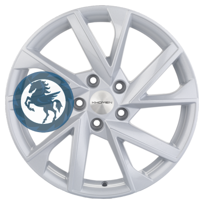 Фотография товара h0408310. Диск Khomen Wheels KHW1714 (Karoq) 7х17 5/112 ET45 57,1 F-Silver