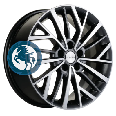 ���������� ������ h0408372. ���� Khomen Wheels KHW1717 (Jolion) 7�17 5/114,3 ET37 66,5 Gray-FP