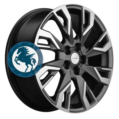 Фотография товара h0409178. Диск Khomen Wheels KHW1809 (Chery Tiggo 4/Tiggo 7 Pro) 7х18 5/108 ET33 60,1 Gray-FP