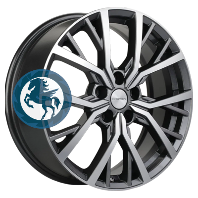 ���������� ������ h0409186. ���� Khomen Wheels KHW1806 (Haval F7/F7x) 7�18 5/114,3 ET40 64,1 Gray-FP