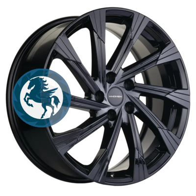 Фотография товара h0409332. Диск Khomen Wheels KHW1901 (Kodiaq/Tiguan) 7,5х19 5/112 ET43 57,1 Black